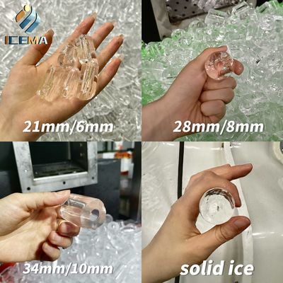 Máquina de fabricação de gelo de tubo ICEMA Output diário personalizável 1T-30T Adequado para venda de gelados Bares de gelo Hotéis podem ser fornecidos com máquina de embalagem sacos de gelo