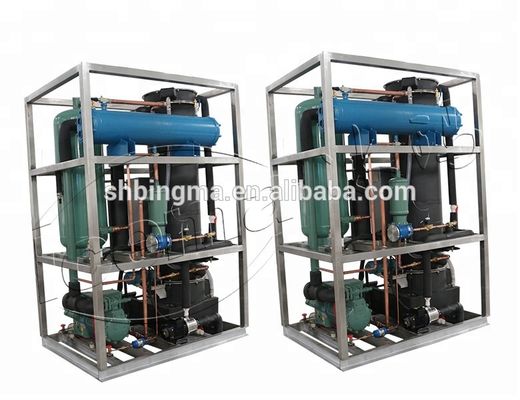 comprar 5T 5000kg PLC Controlled Stainless Steel 304 Tube Ice Machine with Air/Water Cooling online manufacture