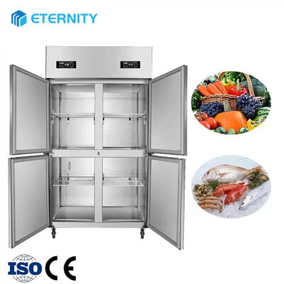 comprar -18~-0 & 0~8 graus 4 portas Commercial Freezer vertical 1230mm comprimento 680mm largura 1970mm altura online manufacture