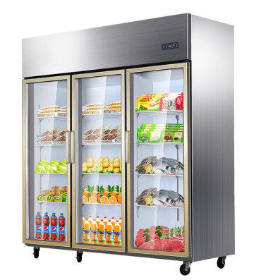 comprar Congelador Vertical Comercial de Aço Inoxidável para Restaurante 1350 L online manufacture