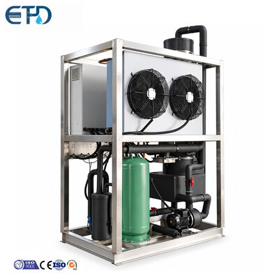 comprar Máquina de Gelo Tubular Industrial Automática Mais Vendida 1T Com Capacidade de Armazenamento de 1000kg para Hotéis e Restaurantes Fabricação em linha