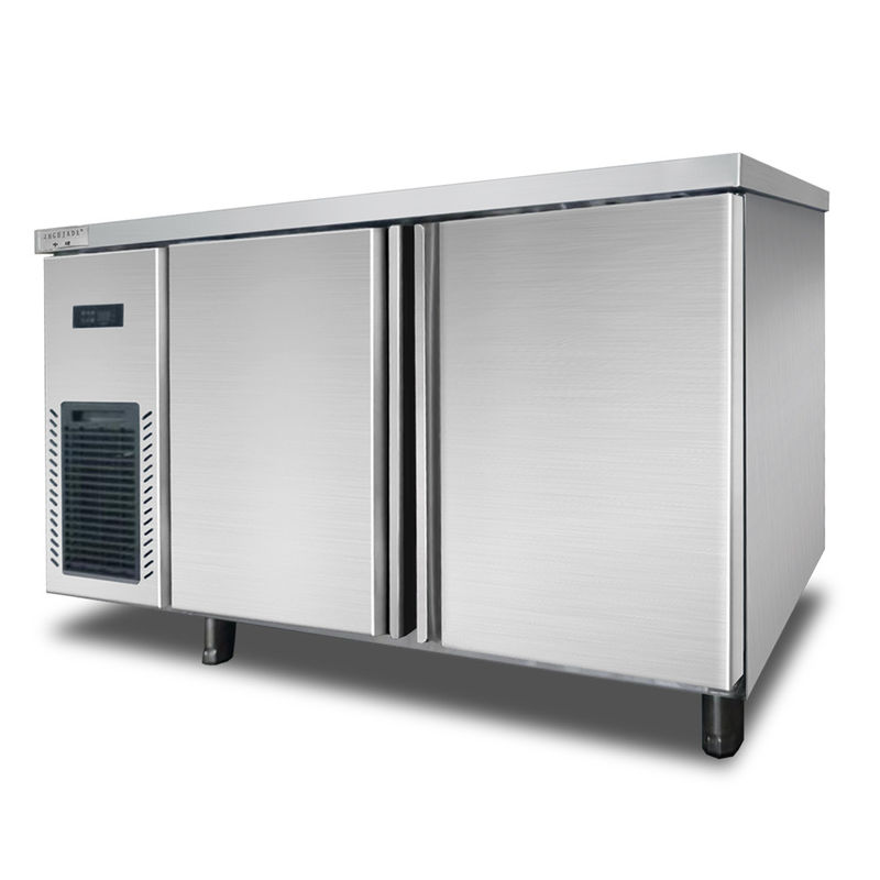 Customize Tipo de barra Banco de trabalho Equipamento de refrigeração arrefecida a ar Sub-banco Frigorífico / Refrigerador de banco de trabalho / Refrigeração sob barra