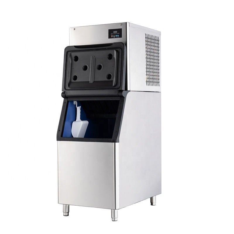 220V 1P 50HZ Máquina de gelo de cubo comercial ICEMA personalizada para restaurante ou loja