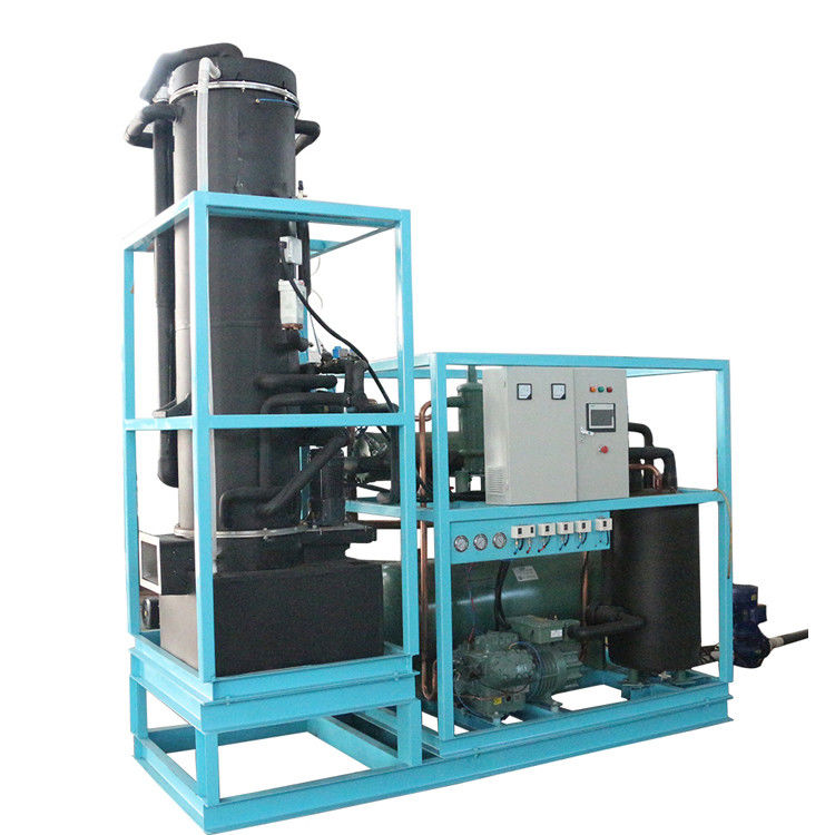 8000 KG Bizter compressor máquina de tubo de gelo 20 toneladas 30 toneladas sua solução de gelo industrial