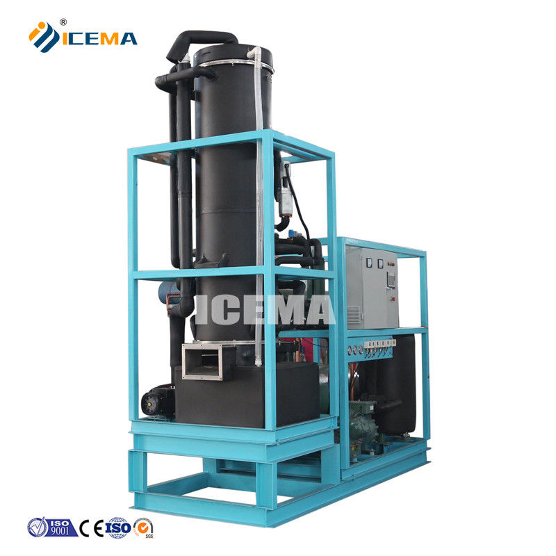 Máquina de tubos de gelo Bitzer Compressor de 15 toneladas para produção de gelo em ambiente industrial