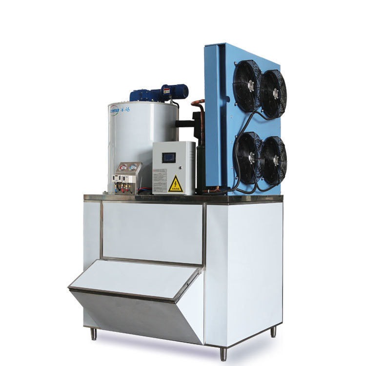 2T/24H Máquina industrial de fabricação de flocos de gelo para pesca