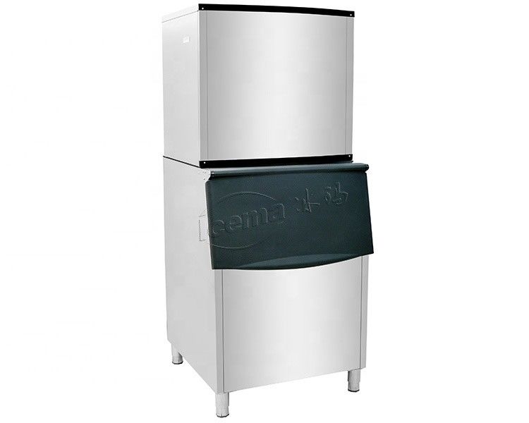 500 kg/24 horas Máquina de fazer gelo comercial para hotéis e lojas de bebidas frias