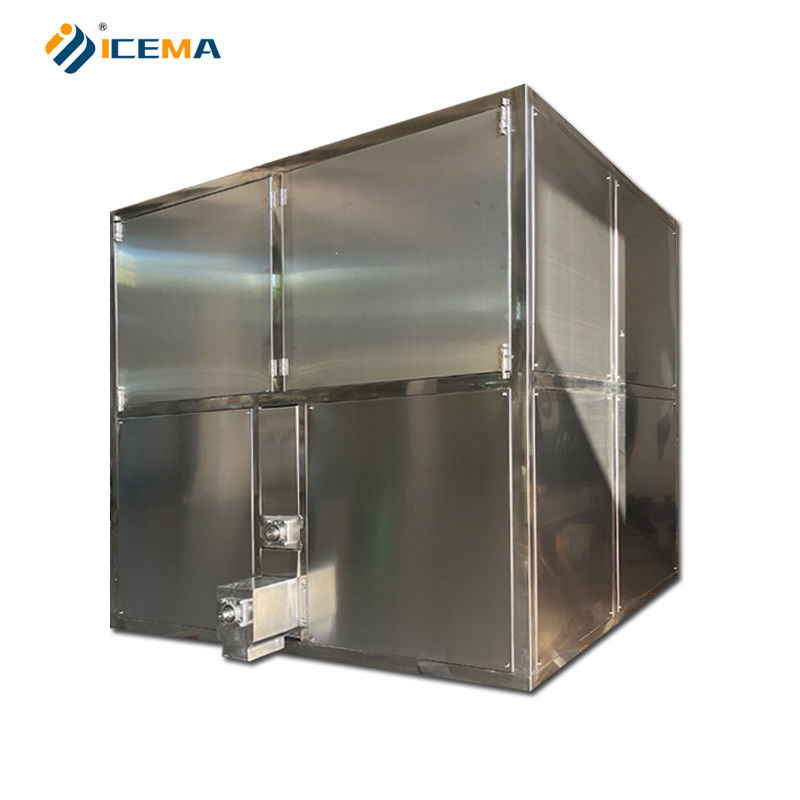 Máquina de cubos de gelo industriais de alta potência e economia de energia com tamanho de gelo personalizável