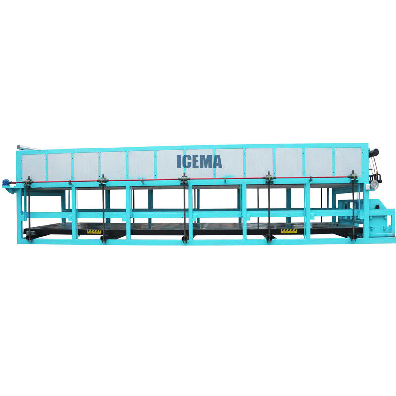 85 kW Capacidade de refrigeração Máquina de blocos de gelo industrial para produção de gelo em grande escala