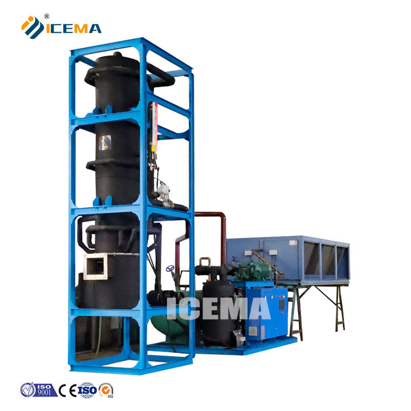 Aumente a sua produção de bebidas frescas com a máquina de gelo de tubo industrial 15T/24H da ICEMA