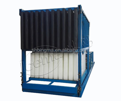 Bom preço Máquina de fabricação de gelo comercial 5T bloco de gelo on-line