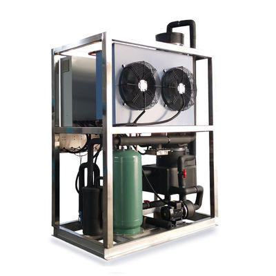 Bom preço Máquina de fabricação de gelo de tubo profissional de 1000 kg para uso comercial Certificado CE Máquina de fabricação de gelo de tubo para uso comercial on-line