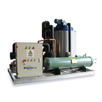 Bom preço Máquina automática de gelo em flocos de água doce 50 toneladas de resfriamento direto on-line
