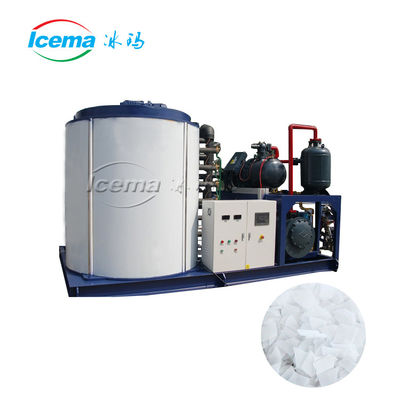 Bom preço Máquina comercial de flocos de gelo com água do mar 5 toneladas 20,5 KW on-line
