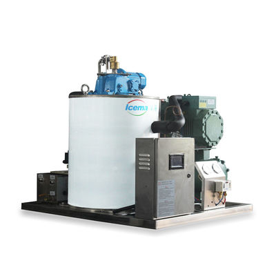 Bom preço 10T/24H Água de mar Máquina de gelo de flocos Fabricante de gelo Industrial comercial instalado em navio on-line