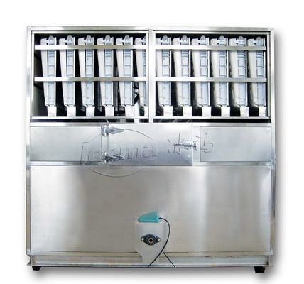 Bom preço Restaurante Supermercado 5T Sistema de controlo automático Máquinas industriais para fazer cubos de gelo on-line