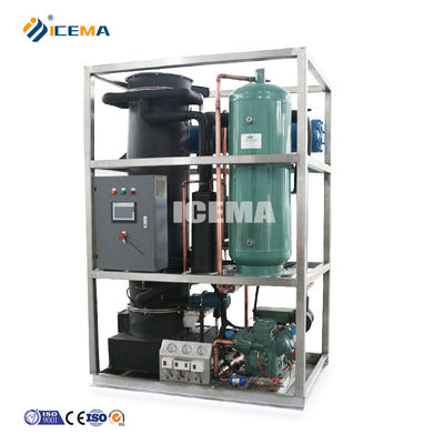 Bom preço 1460*925*1750 Máquina de tubos de gelo para produção de gelo pesado em hotéis e fábricas on-line
