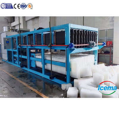 Bom preço Máquina de fabricação de blocos de gelo industrial para a produção de gelo pesqueiro on-line