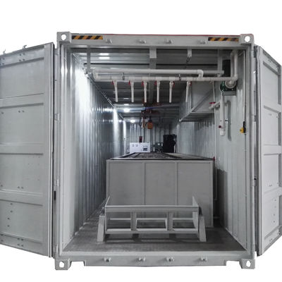 Bom preço Máquina de gelo de blocos de contentores refrigerada a ar para alta produtividade e competitividade on-line
