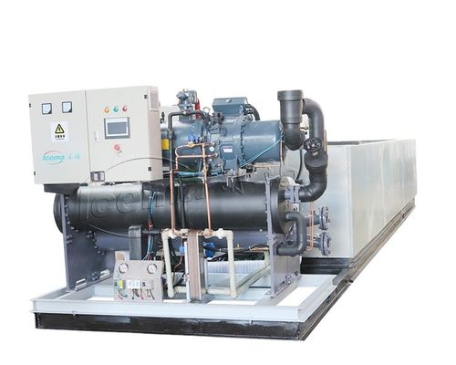 Bom preço 600 KG Máquina de fabricação de gelo de blocos de gelo industriais personalizados para operação de mineração de energia on-line