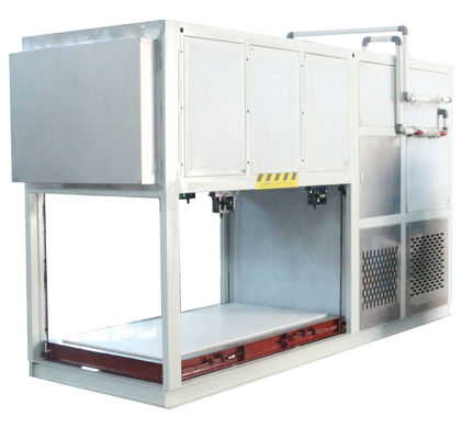 Bom preço Fabricação industrial de gelo Máquina de fabricação de gelo de aço inoxidável de 400 kg com arrefecimento direto on-line