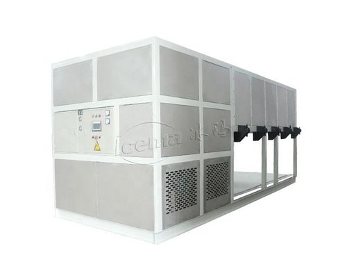 Bom preço Máquina de fabricação de gelo industrial 10T/24H com arrefecimento directo e refrigerante R404A/R22 on-line