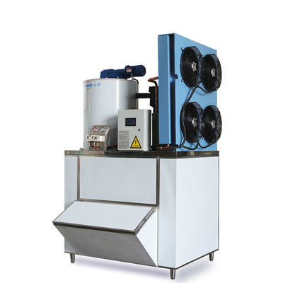 Bom preço 2T/24H Máquina industrial de fabricação de flocos de gelo para pesca on-line