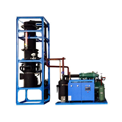 Bom preço 220V/380V Voltagem nominal de aço inoxidável 20 toneladas Máquina de gelo de tubo para oficinas de reparação de máquinas on-line