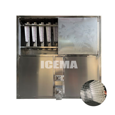 Bom preço Máquina automática de fazer cubos de gelo para instalações de gelo on-line