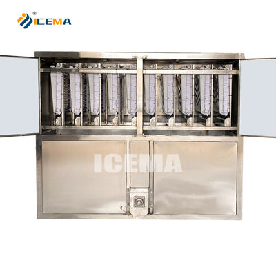 Bom preço Fabricante de cubos de gelo industriais com 19X21X6 grades de gelo e 12-17 minutos de velocidade de fabricação de gelo on-line