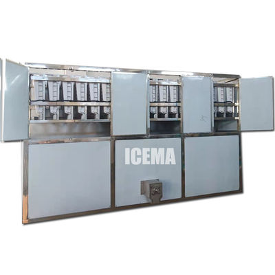 Bom preço Máquina de fabricação de cubos de gelo industriais 5000 kg/dia Capacidade de 5 toneladas com arrefecimento por tubo de concha on-line