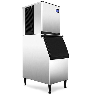 Máquina comercial de cubos de gelo 500 kg 24h de aço inoxidável 220V/380V