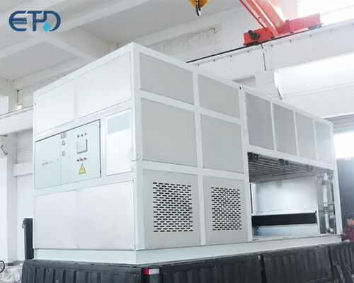 37.5KW Capacidade de arrefecimento Máquina de gelo de bloco de arrefecimento direto com evaporador de chapa de aço inoxidável